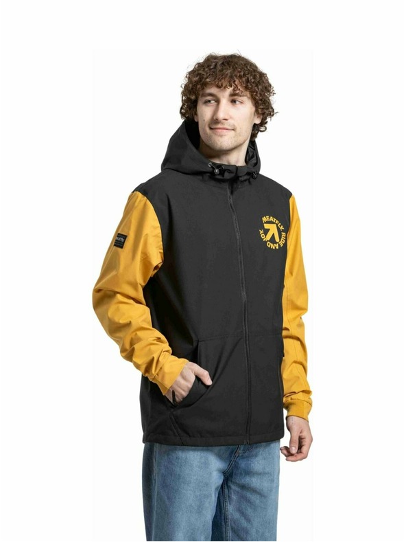 Meatfly Meatfly jachetă stradală pentru bărbați Finn Black / Camel |