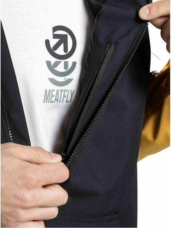 Meatfly Meatfly jachetă stradală pentru bărbați Finn Black / Camel |