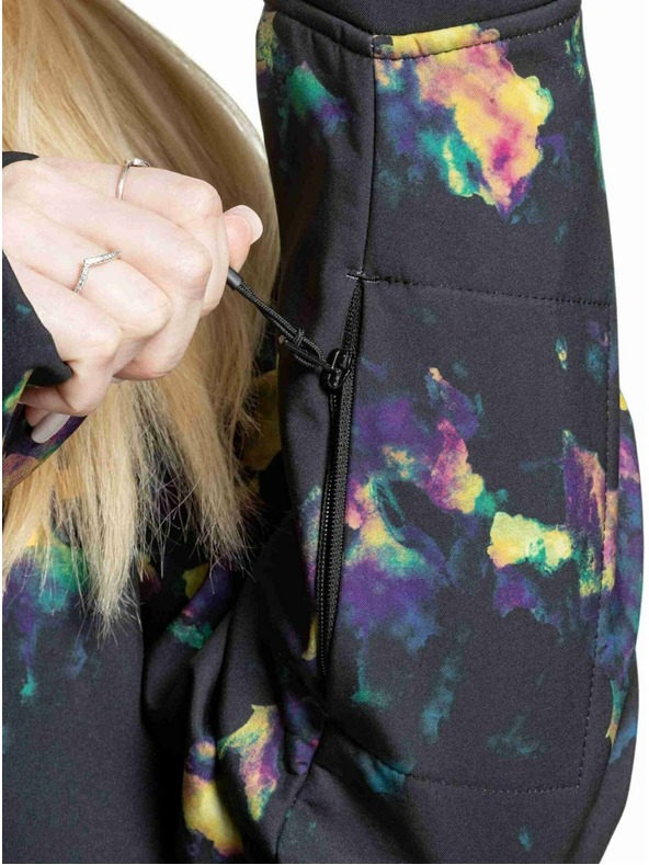 Meatfly Meatfly jachetă softshell damă Alita Acuarelă Întunecată | Multicolor |