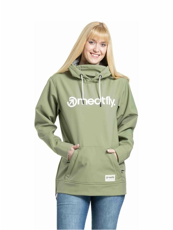 Meatfly Meatfly jachetă softshell damă Alita Măsliniu / Alb