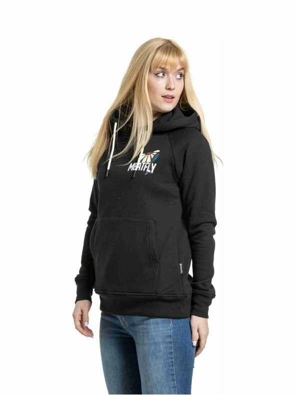 Meatfly Meatfly hanorac damă Watani Negru Flori