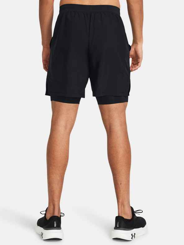 Under Armour Pantaloni scurți bărbați Under Armour UA LAUNCH 7'' 2-IN-1 SHORTS