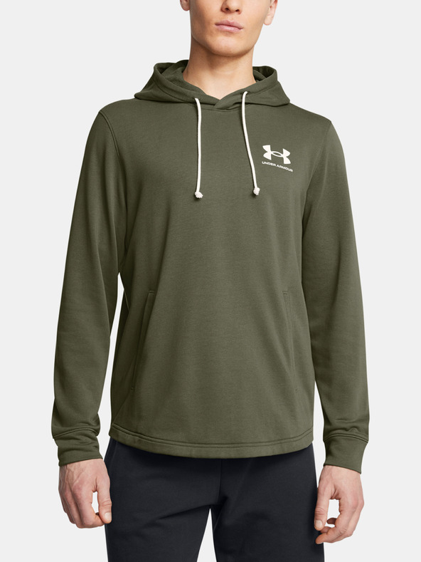 Under Armour Tricou Under Armour UA Rival Terry LC HD-GRN pentru bărbați