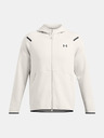 Under Armour Hanorac Under Armour UA Unstoppable Flc FZ HD EU-WHT pentru bărbați