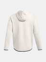 Under Armour Hanorac Under Armour UA Unstoppable Flc FZ HD EU-WHT pentru bărbați