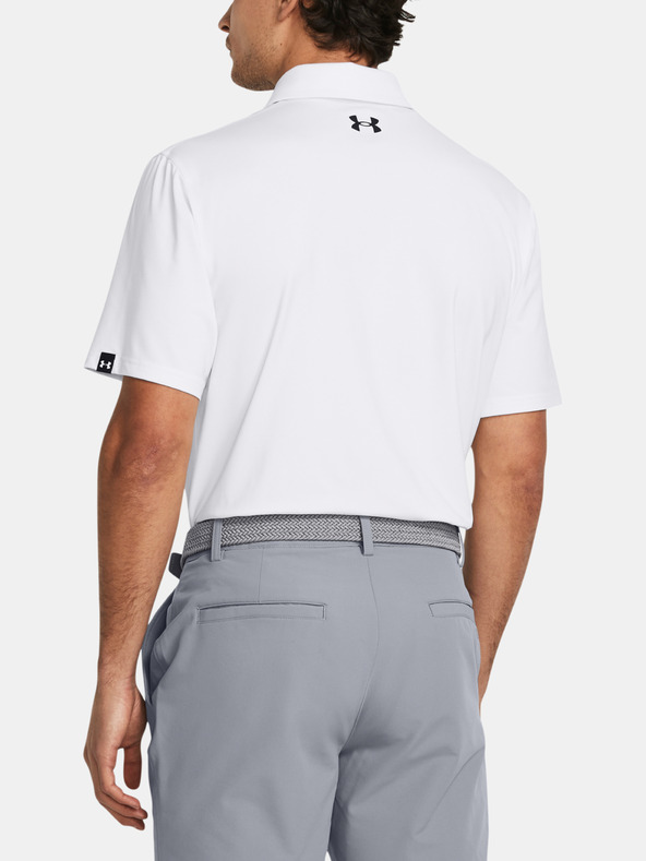 Under Armour Polo Under Armour UA T2G LB-WHT pentru bărbați