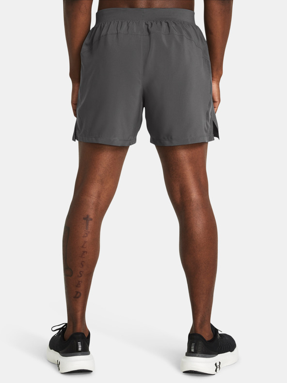 Under Armour Pantaloni scurți Under Armour UA LAUNCH 5'' SHORTS-GRY pentru bărbați