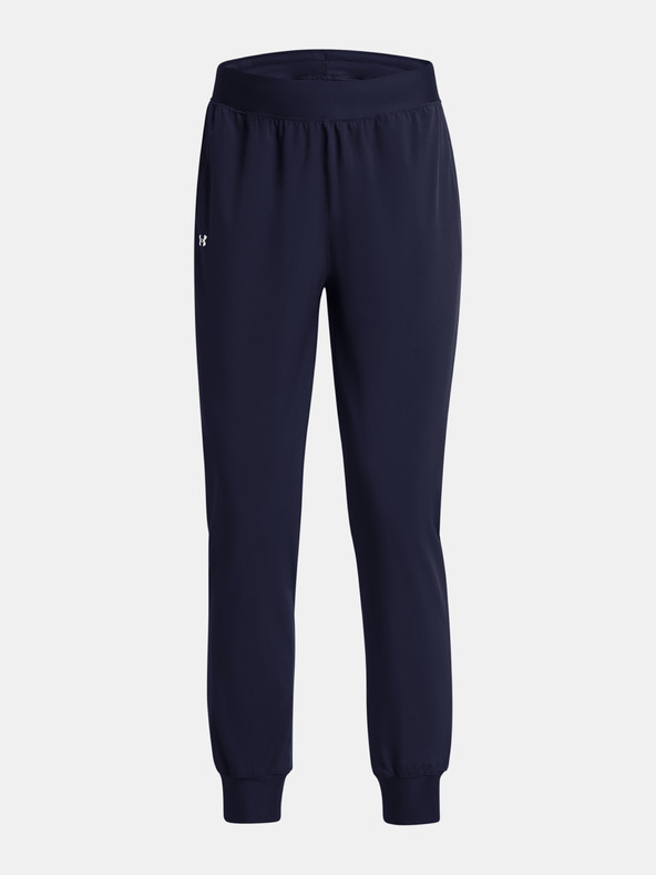 Under Armour Pantaloni sport pentru femei Under Armour UA Rival Hi Rise Woven Pant-BLU