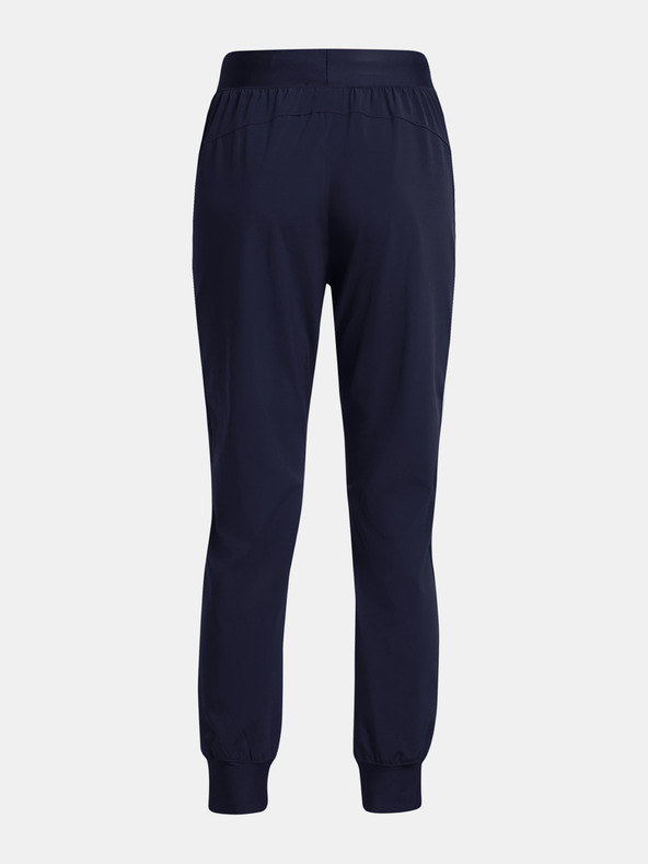 Under Armour Pantaloni sport pentru femei Under Armour UA Rival Hi Rise Woven Pant-BLU