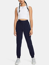 Under Armour Pantaloni sport pentru femei Under Armour UA Rival Hi Rise Woven Pant-BLU