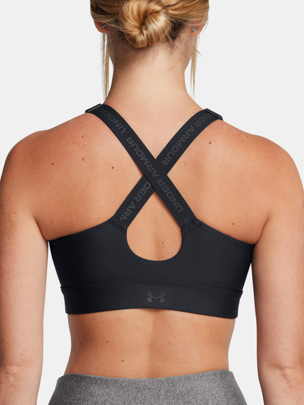 Under Armour Sutien pentru femei Under Armour UA Infinity High Zip 2.0 Bra-BLK
