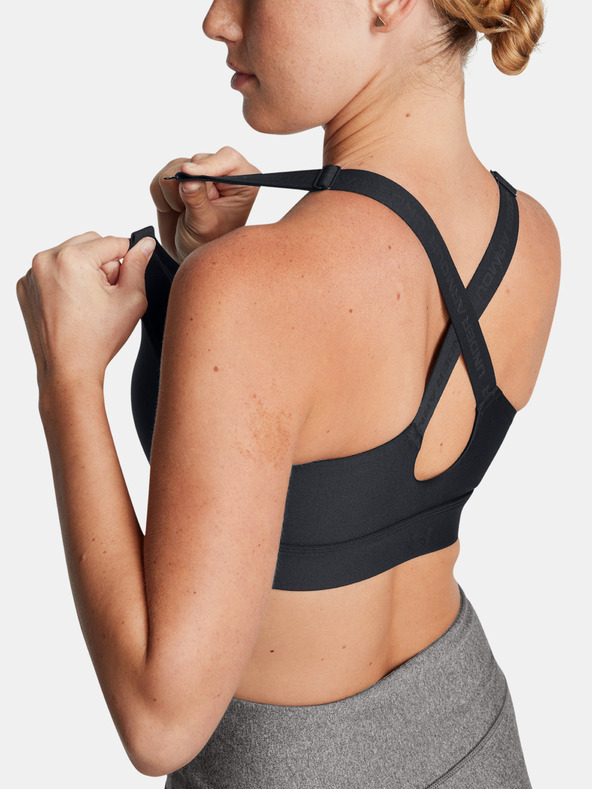 Under Armour Sutien pentru femei Under Armour UA Infinity High Zip 2.0 Bra-BLK