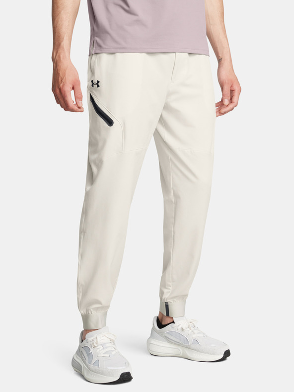 Under Armour Pantaloni de trening pentru bărbați Under Armour UA Unstoppable Joggers-WHT