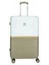 Enrico Benetti Valiză de călătorie Enrico Benetti Princetown L Taupe/Ivory