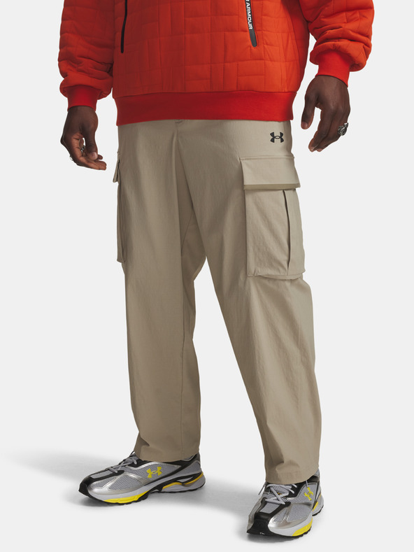 Under Armour Pantaloni sport pentru bărbați Under Armour UA UNSTPBLE TXTR WOVEN CARGO-BRN