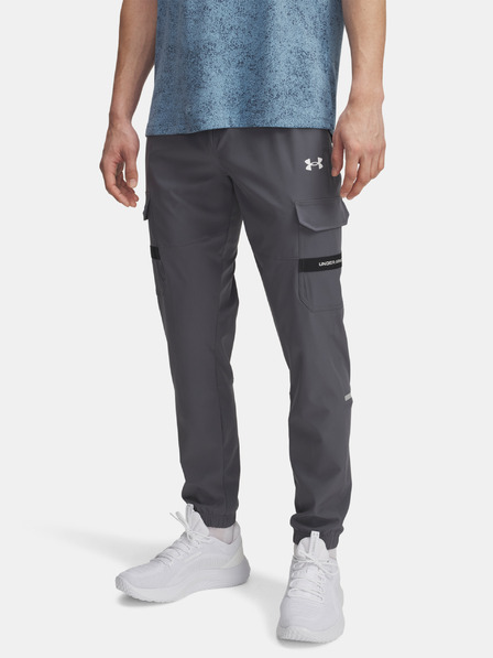 Under Armour Pantaloni sport pentru bărbați Under Armour UA Tech Utility Woven Pant-GRY