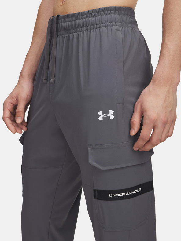 Under Armour Pantaloni sport pentru bărbați Under Armour UA Tech Utility Woven Pant-GRY