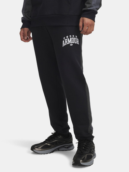 Under Armour Pantaloni sport pentru bărbați Under Armour UA Rival Flc CB Pants-BLK