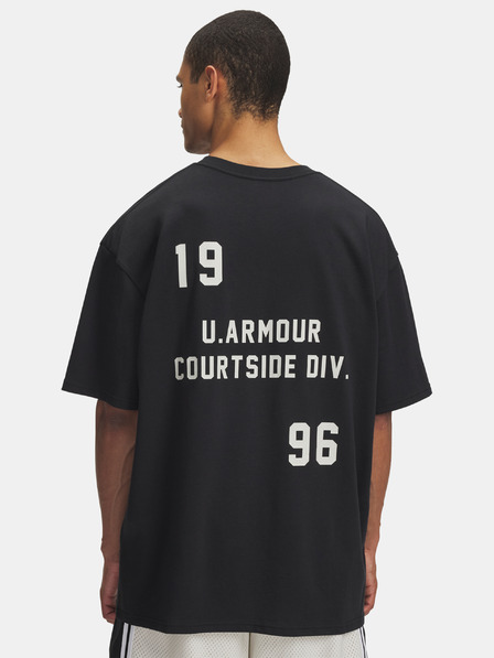 Under Armour Tricou bărbați Under Armour UA M HWT OS Hoops Courtside-BLK