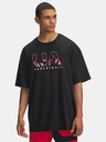 Under Armour Tricou bărbați Under Armour UA M HWT Hoops Branded SS-BLK