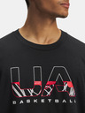 Under Armour Tricou bărbați Under Armour UA M HWT Hoops Branded SS-BLK