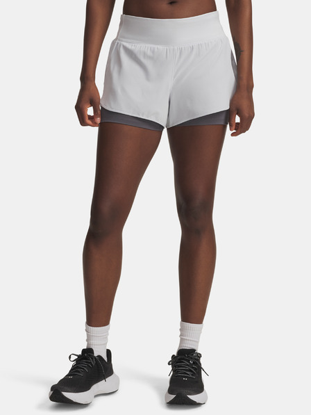 Under Armour Pantaloni scurți de damă Under Armour UA Launch Pro 3in 2in1 Shorts-GRY