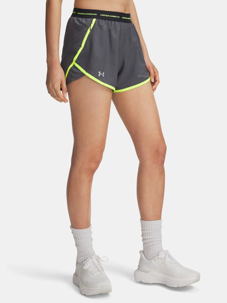 Under Armour Pantaloni scurți de damă Under Armour UA Fly By 3'' Novelty Short-GRY