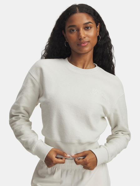 Under Armour Hanorac sport Under Armour Icon Terry Varsity Crew-WHT