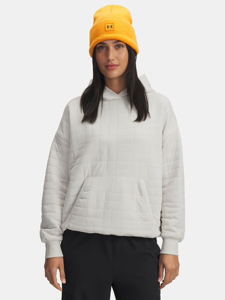 Under Armour Hanorac sport Under Armour Unstoppable Flc Txtr Hoodie-WHT