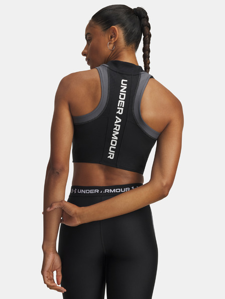 Under Armour Top pentru femei Under Armour UA HG Rib Tank-BLK