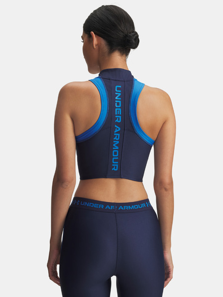 Under Armour Top pentru femei Under Armour UA HG Rib Tank-BLU