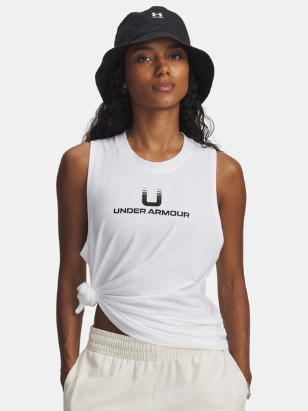 Under Armour Top pentru femei Under Armour UA Varsity U Tank-WHT