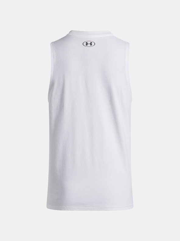Under Armour Top pentru femei Under Armour UA Varsity U Tank-WHT