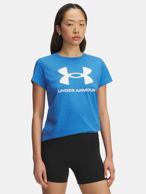 Under Armour Tricou pentru femei Under Armour UA Logo SS-BLU
