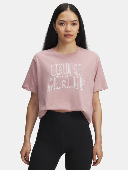 Under Armour Tricou pentru femei Under Armour Rival OS Campus Tee-PNK