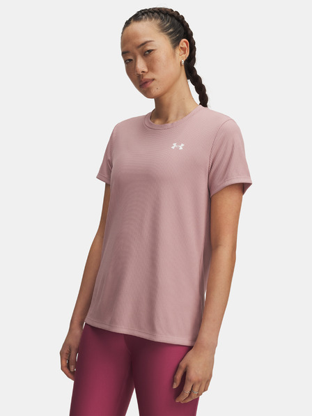 Under Armour Tricou pentru femei Under Armour Tech Rib SSC-PNK