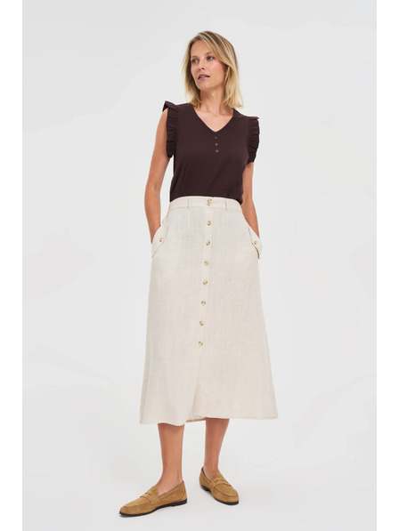 Moodo Tricou damă Moodo – maro
