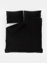 Kvalitex Lenjerie de pat din satin prelungită LUXURY COLLECTION 140x220, 70x90cm neagră
