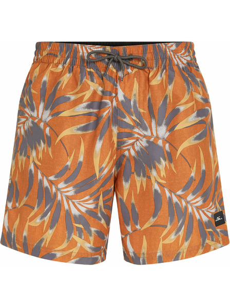O'Neill O'Neill CALI FLORAL 16'' Șort de înot pentru bărbați Portocaliu
