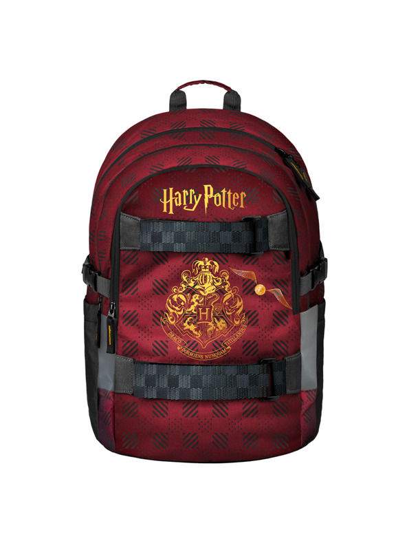 BAAGL  SET BAAGL 3 Skate Harry Potter Hogwarts vișiniu: rucsac, penar, geantă