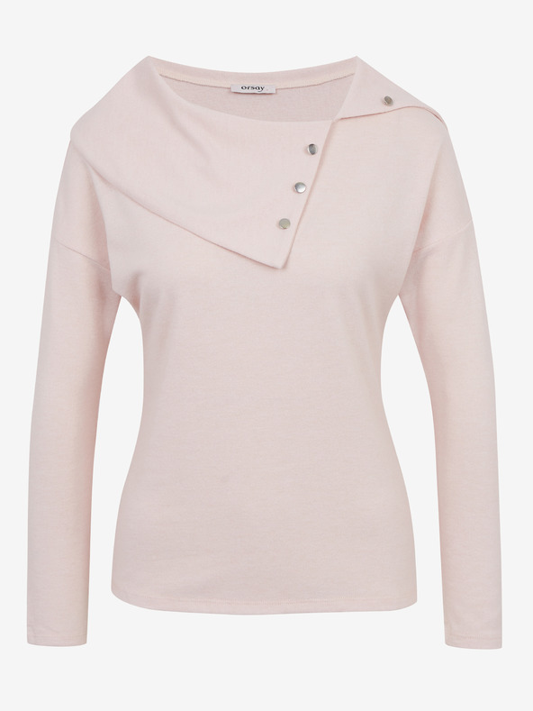Orsay Bluză de damă roz deschis cu detalii decorative ORSAY
