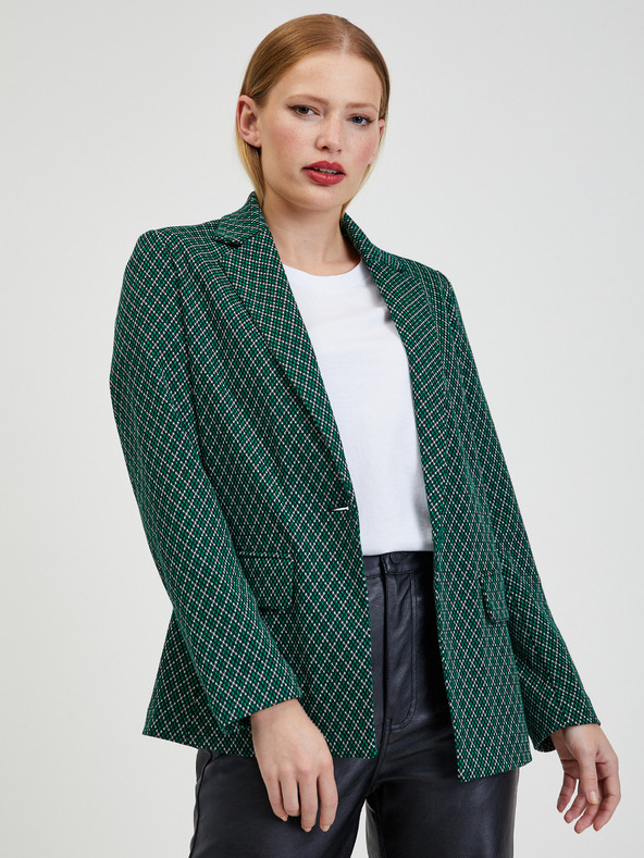 Orsay Sacou de damă cu model verde închis ORSAY