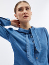 Orsay Cămașă albastră de damă din denim cu detaliu decorativ ORSAY