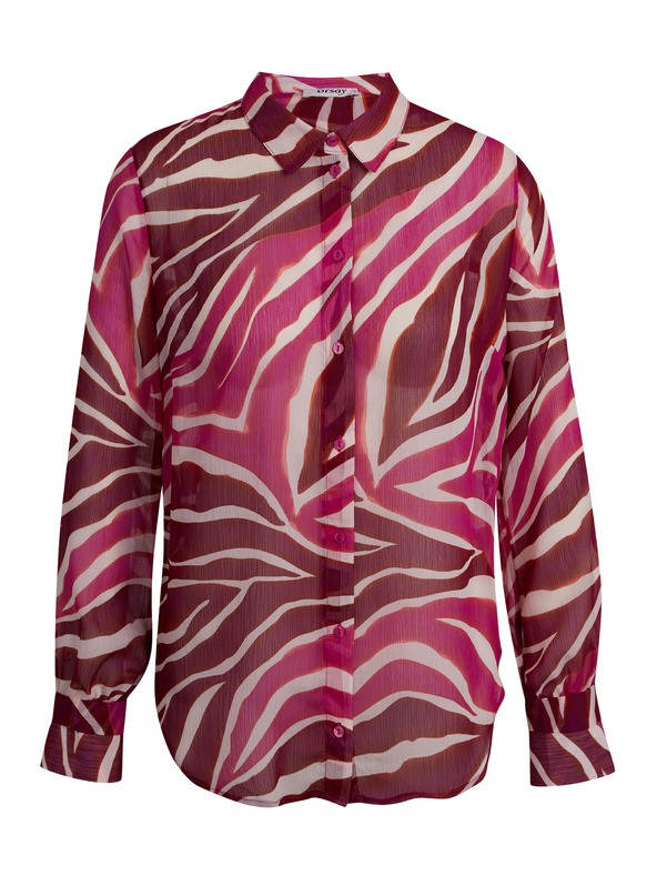 Orsay Bluză cu model pentru femei roz și burgundy ORSAY