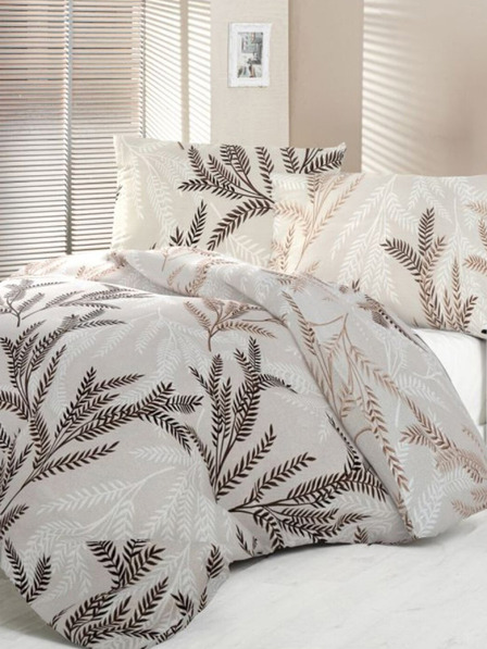 Kvalitex Lenjerie franceză satinată LUXURY COLLECTION 1+2, 220x200, 70x90cm OKSIA