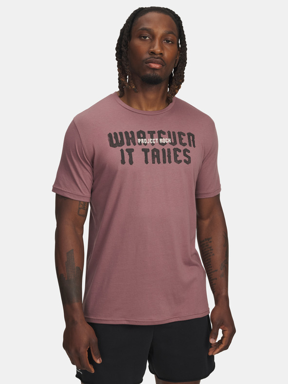 Under Armour Tricou bărbați Under Armour Pjt Rck Q3 SS 1-BRN