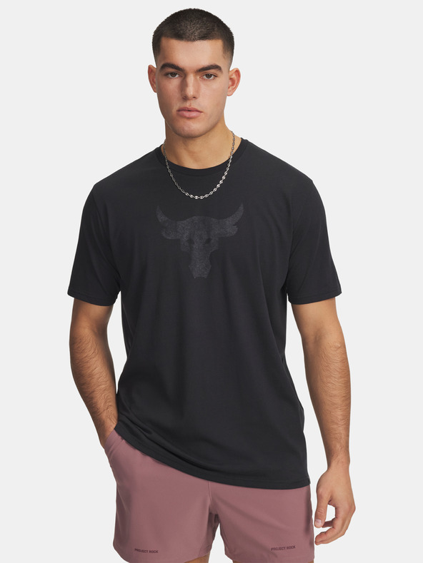 Under Armour Tricou bărbați Under Armour UA Pjt Rck Brahma Bull SS-BLK