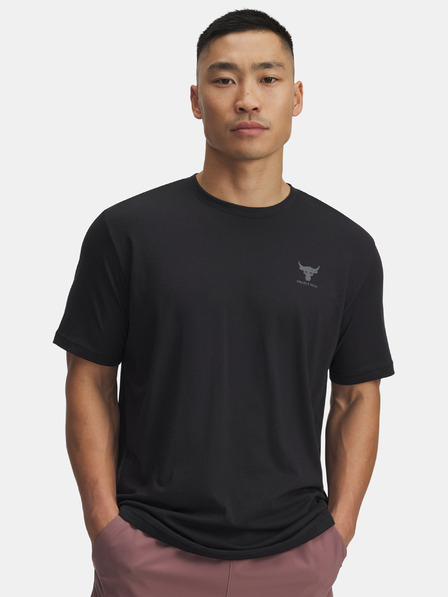 Under Armour Tricou bărbați Under Armour UA Pjt Rck Simple Branded SS-BLK