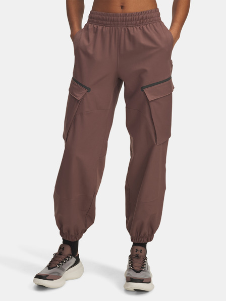 Under Armour Pantaloni sport de damă Under Armour UA Unstoppable Cargo Pants-BRN