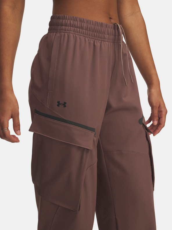 Under Armour Pantaloni sport de damă Under Armour UA Unstoppable Cargo Pants-BRN